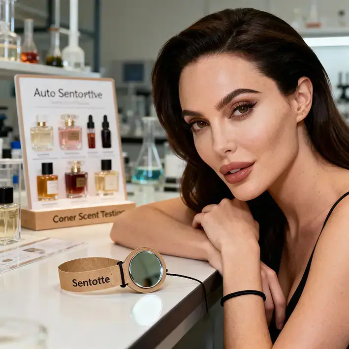 Angulus scent-testing in officina – statio pro probatione odoribus et multisensoria ad eligenda odorata ornamenta﻿﻿